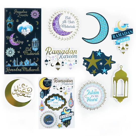 12 Pack: Ramadan Holiday Stickers by Recollections™